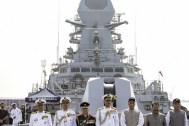 Warship ‘INS Mormugao’  commissioned into Navy
