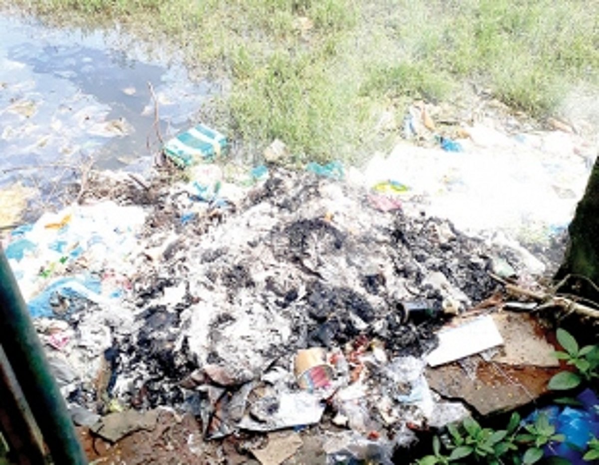 Waste burning in the open causes air pollution in Margao