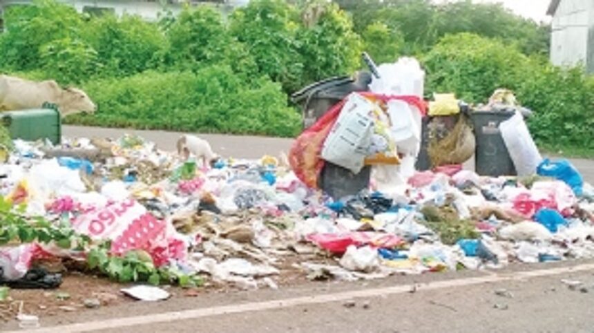 Waste segregation rendered ineffective