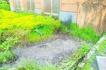 Wastewater from canteen raises a stink at South Goa Collectorate