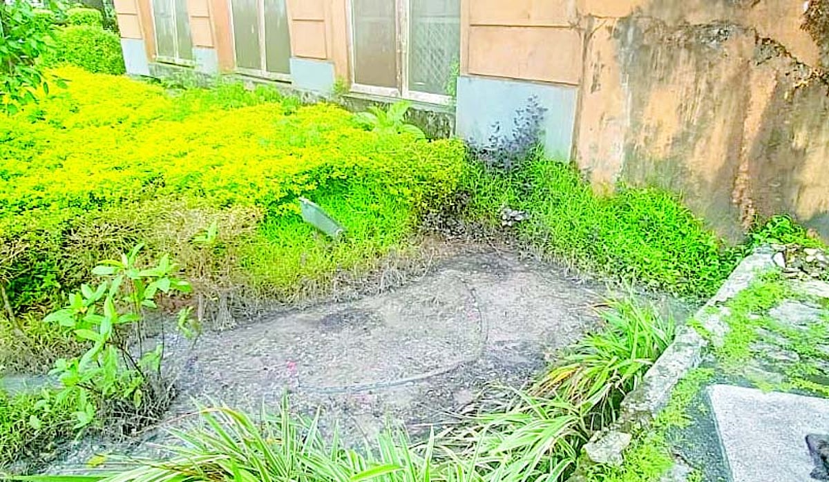 Wastewater from canteen raises a stink at South Goa Collectorate
