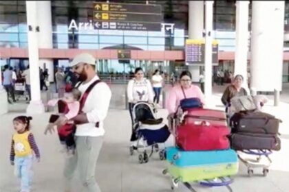 Water cannon salute for first flight, even as Pednekars go thirsty
