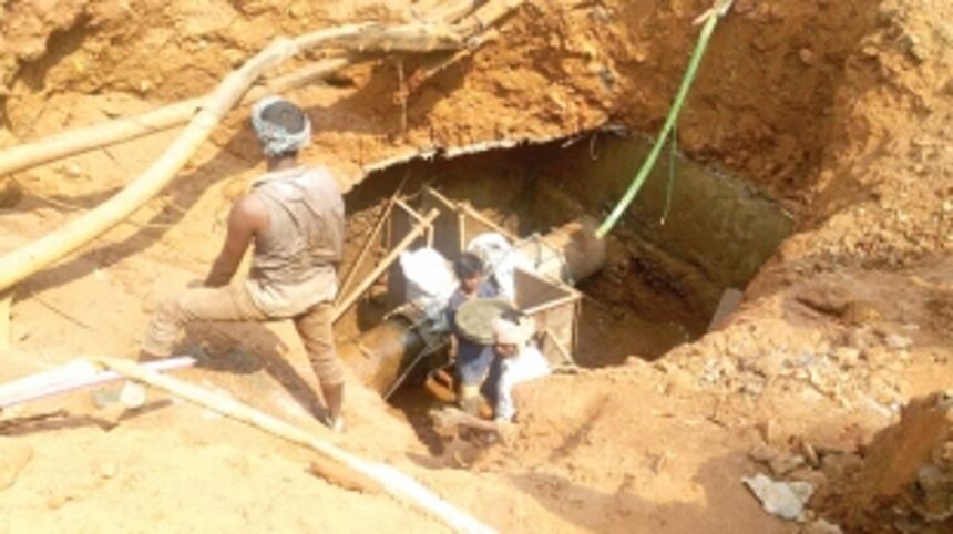 Water pipeline bursts at Curti for second time in a week