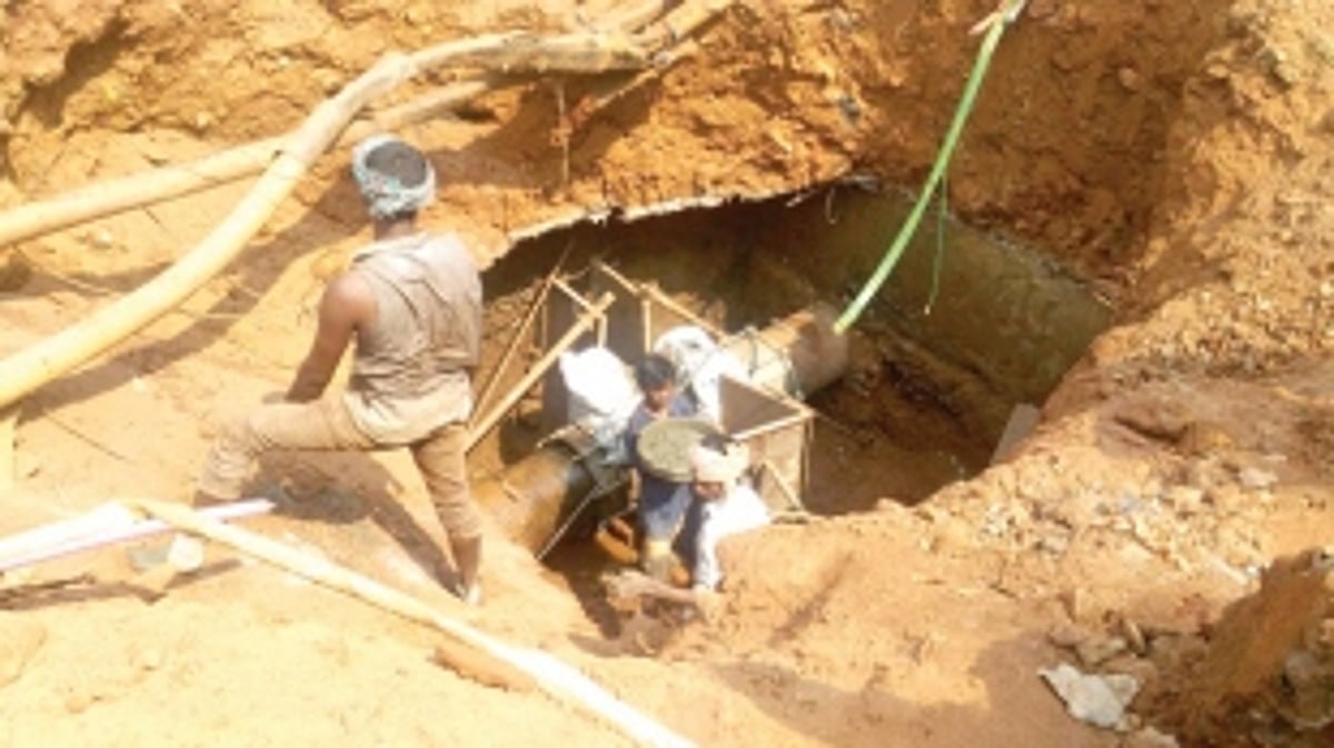 Water pipeline bursts at Curti for second time in a week