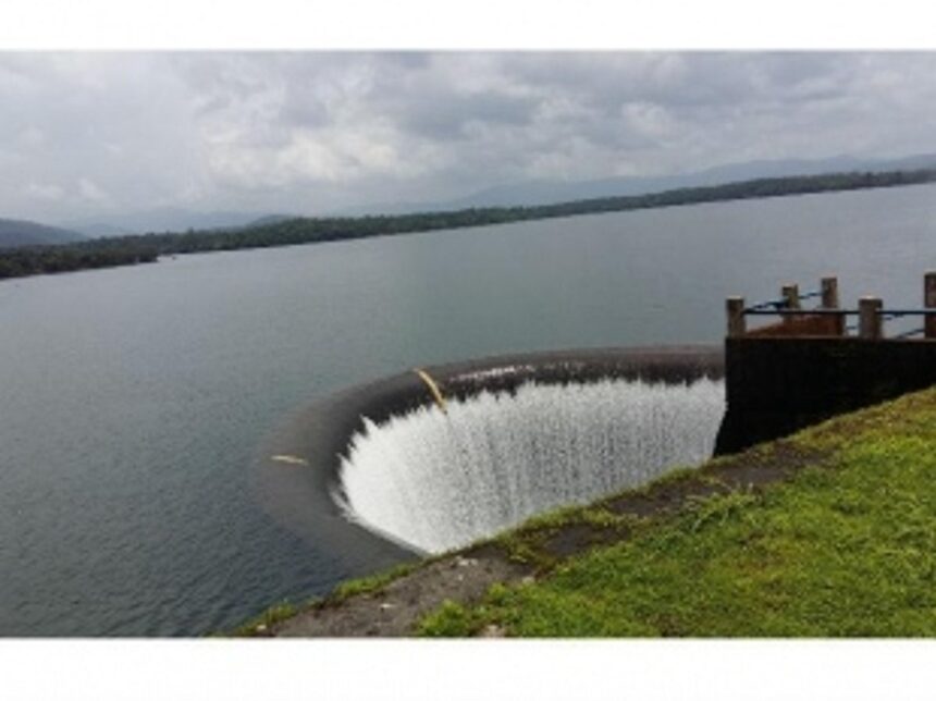 Water pipeline from Salaulim Dam bursts, repairs underway 1 Water pipeline from Salaulim Dam bursts, repairs underway