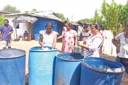 Water scarcity continues  to haunt Morjim villagers