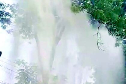 Water shortage in Kerya-Khandepar as pipeline bursts, thousands of litres wasted