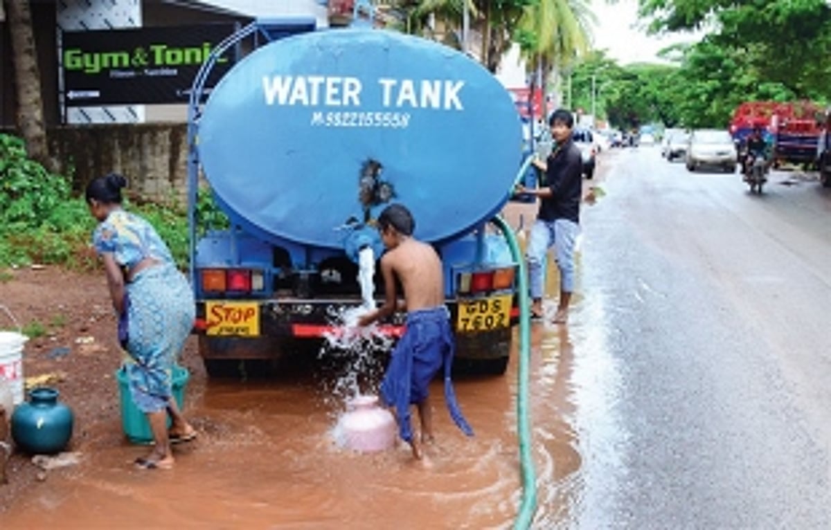 Water, water everywhere, yet our tanks are dry!