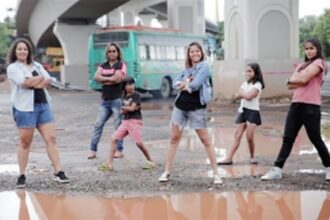 We are all going down that pothole, and singing with sarcasm & disgust