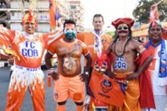 Wear the skin, wave the flag, and scream Força Goa