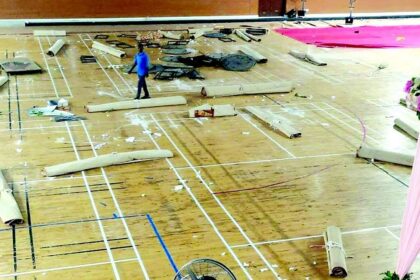 Wedding reception at Manohar Parrikar Indoor Stadium in Navelim kicks up row