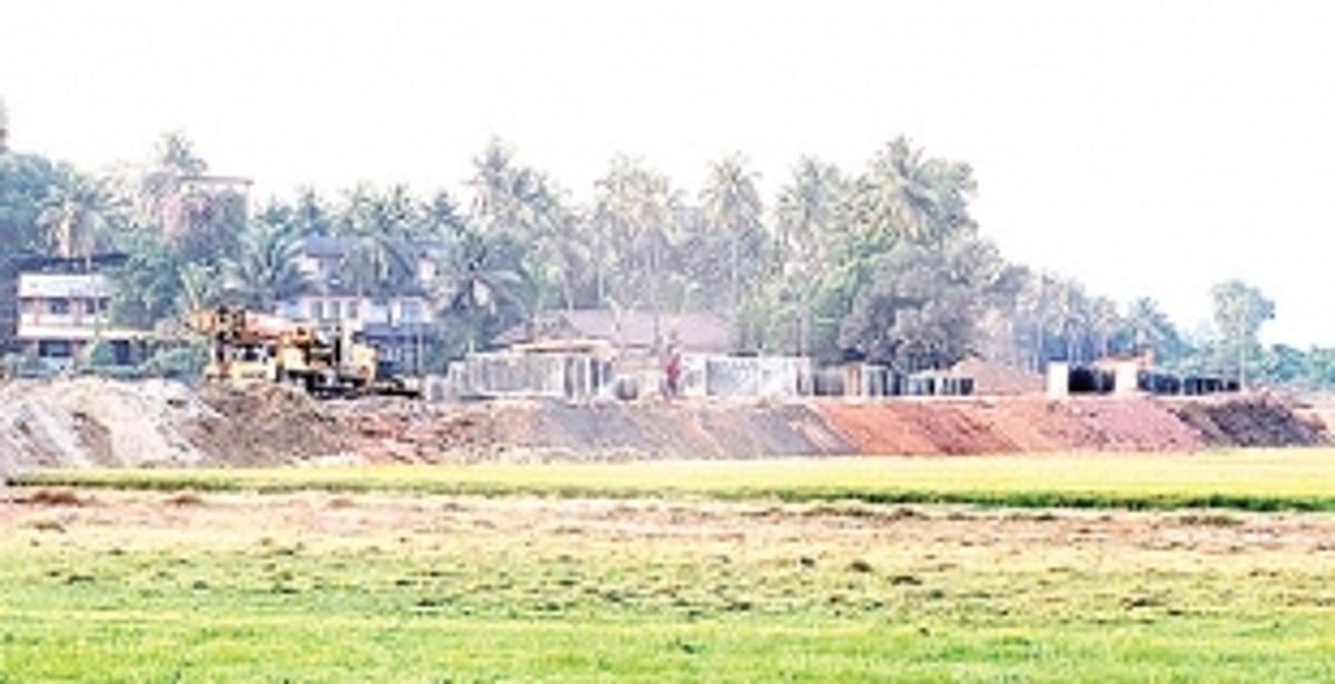 Western bypass constructed by filling up low  lying fields at Benaulim a recipe for disaster?