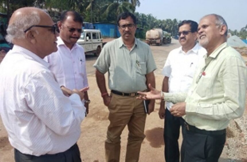 Western bypass to wholesale fish market stretch inspected