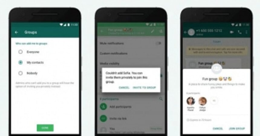 Whats up, you will no longer get dragged into groups without consent