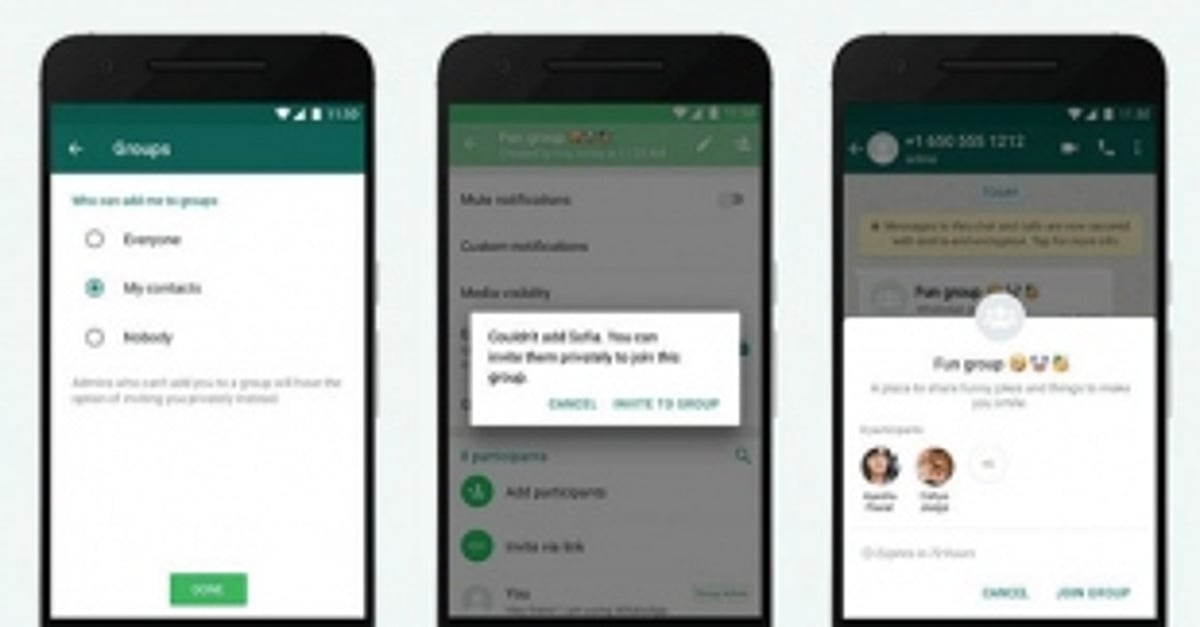 Whats up, you will no longer get dragged into groups without consent
