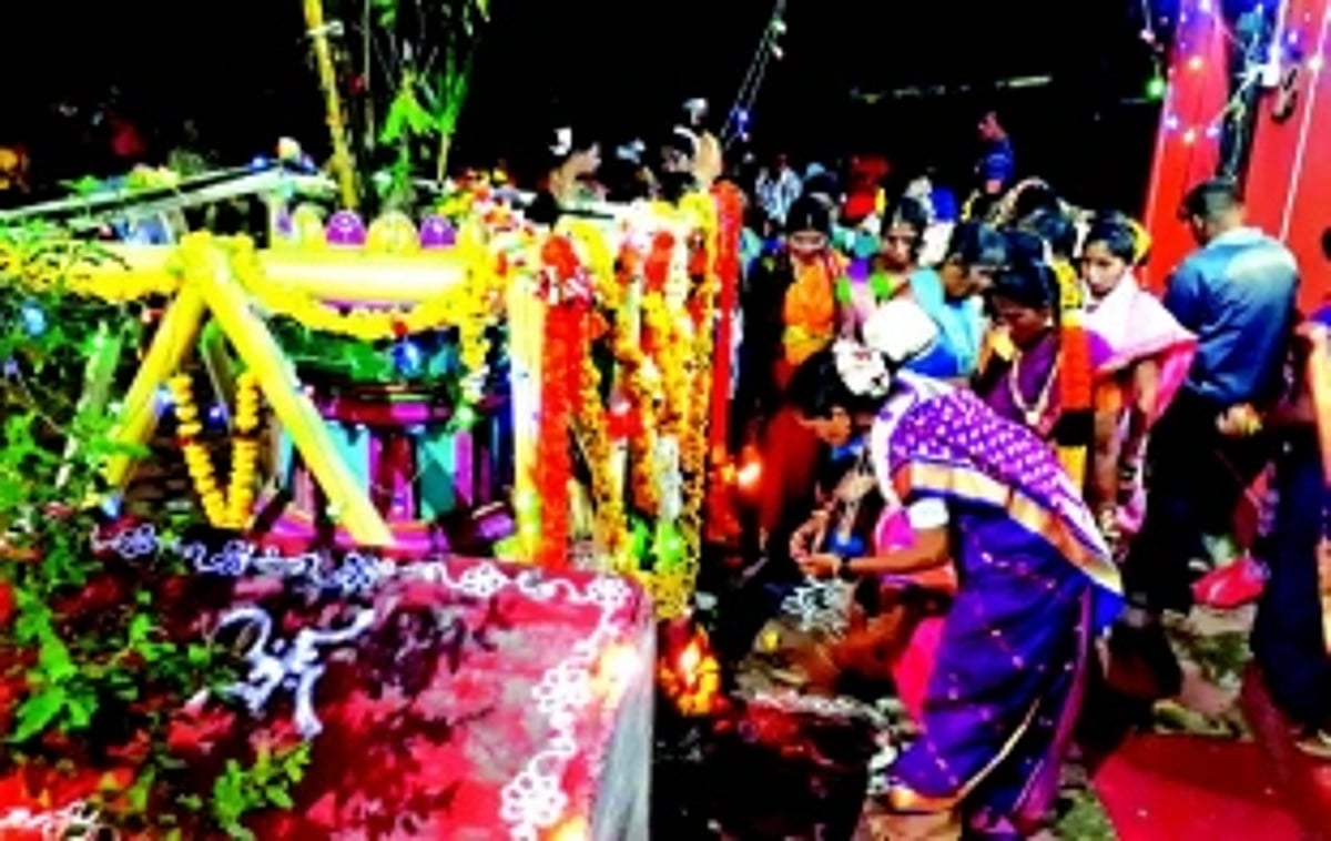 When Cacti pieces lit up Tulsi Vrindavan