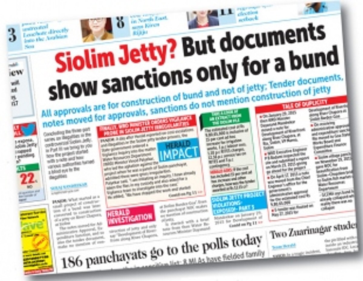 When a bund became a Siolim Jetty mega project