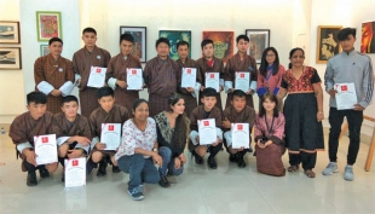 When an artist from Goa leaves an impression in Bhutan