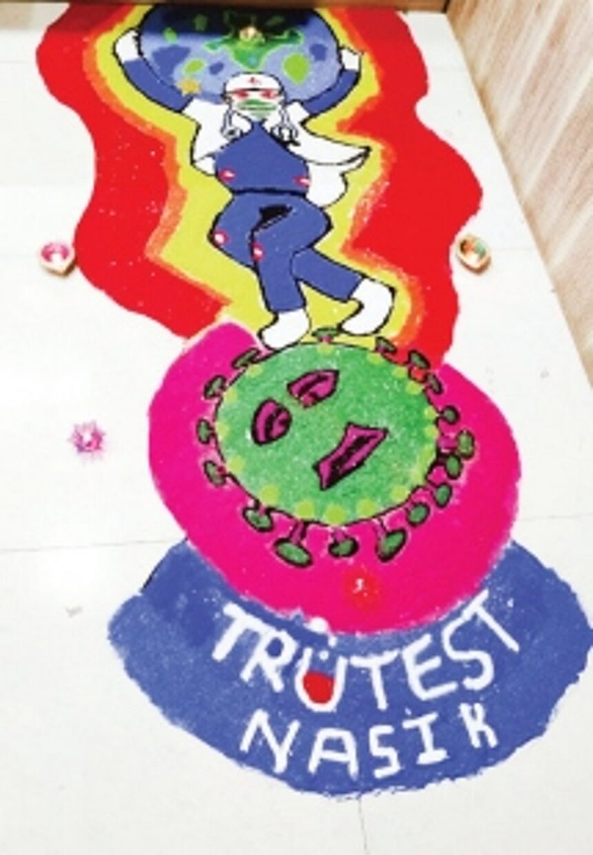 When art bridges distances at Diwali