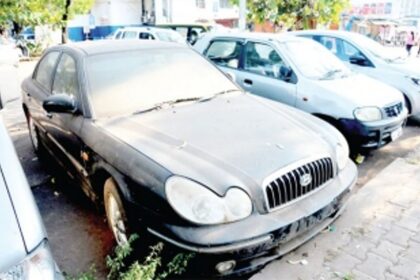 When junk has parking space: Panjim bus stand has become a permanent dumping site for abandoned vehicles