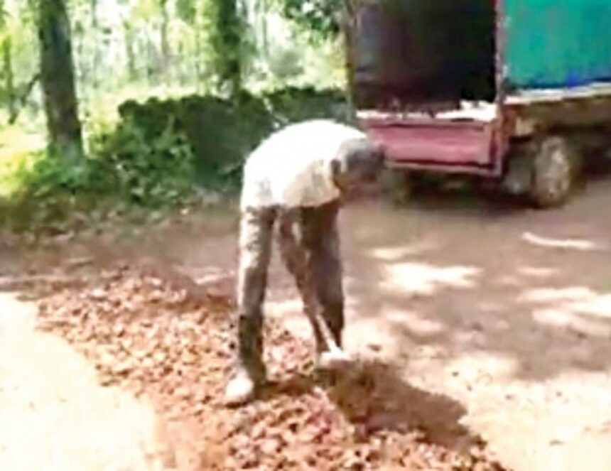 When the Sanguem duo lent their hands literally to repair a road the govt couldn’t