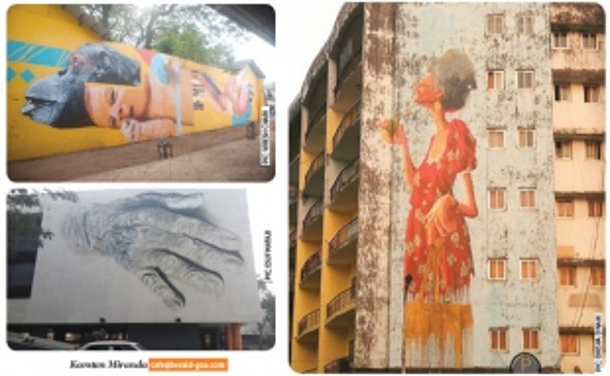 When the streets are canvases for art