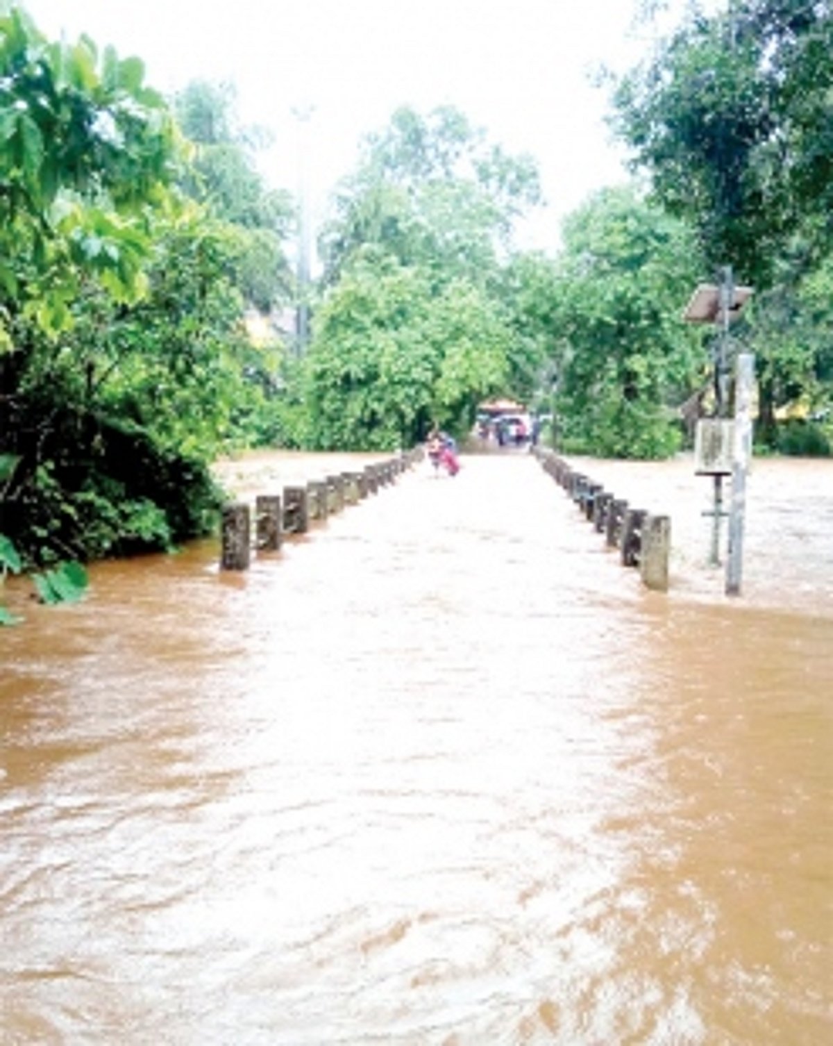 When will Paroda be free from its  annual floods?