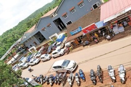'Where's the promised bus stand, parking facility?'