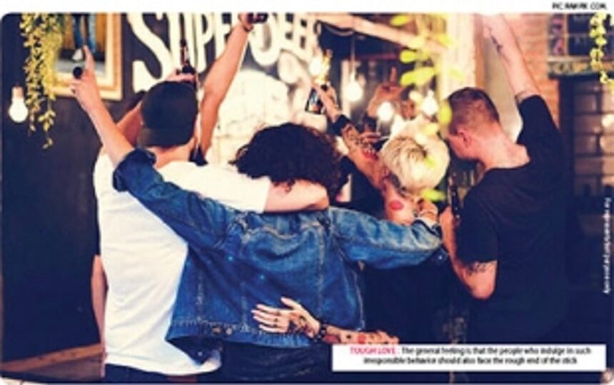 Why can’t action be taken against irresponsible party-goers too?