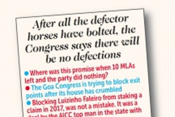 Why is the Goa Congress getting nervous  about keeping its flock together?