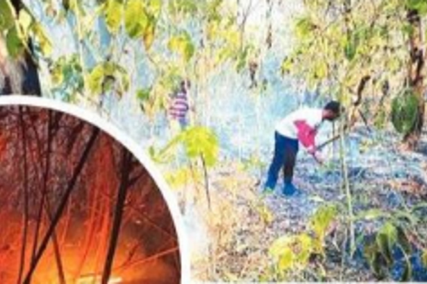 Wildfire at Kariamol in Kalay village continues to rage into third day