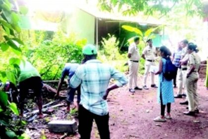 Will the road to ‘VIKAS’ be washed with tears of the victimised? DEVELOPMENT’S DOUBLE JEOPARDY: Dhavalim’s Tukaram Gaude tossed out of his field and set to lose his home