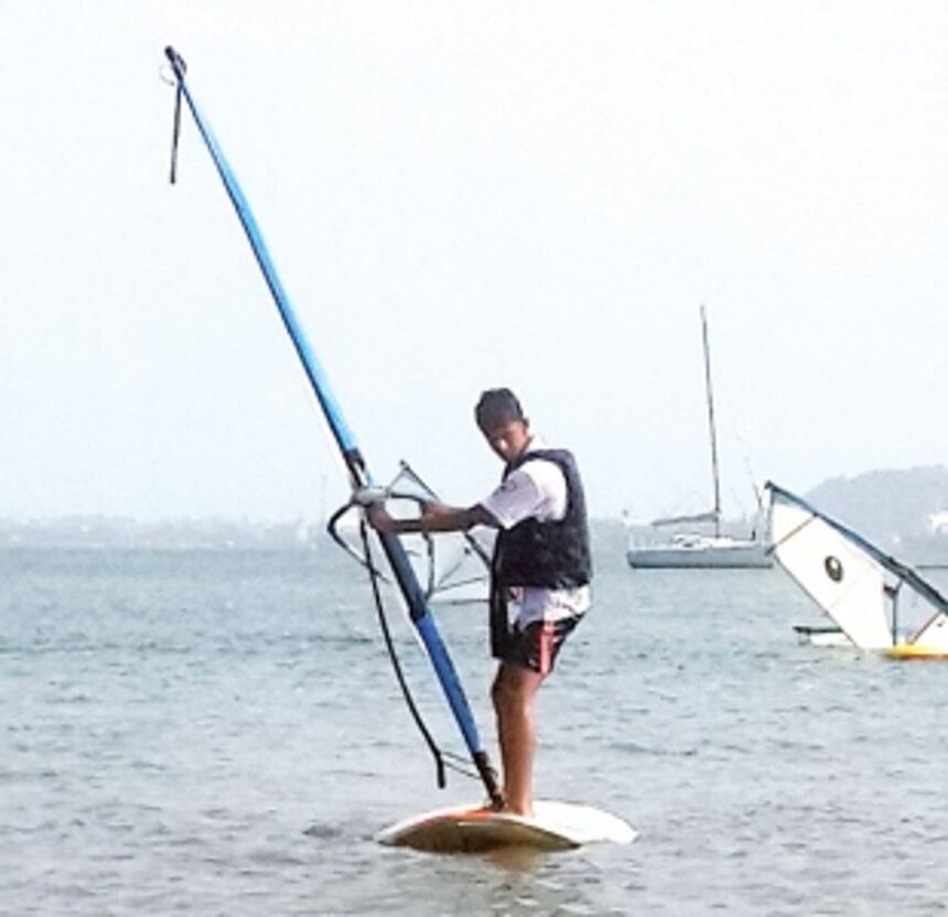 Windsurfing summer camp underway at Dona Paula 1 Windsurfing summer camp underway at Dona Paula