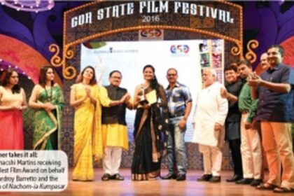 Winning gold at the Goa State Film Festival