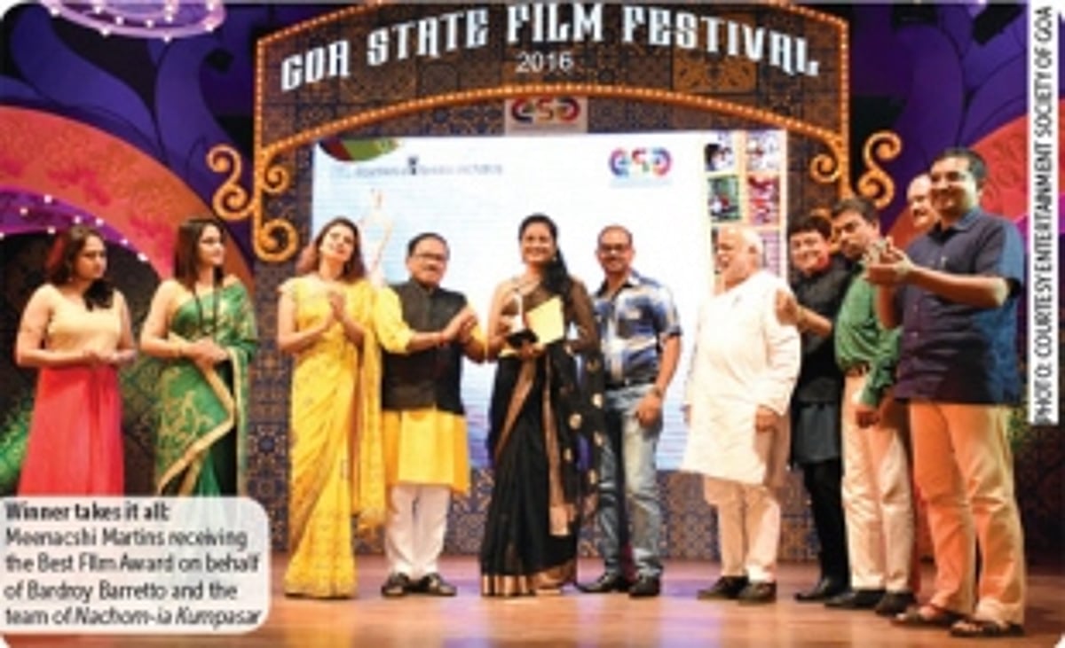 Winning gold at the Goa State Film Festival