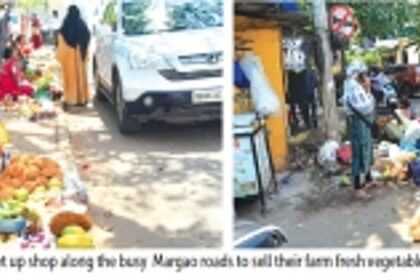 With govt reneging on roadside markets promise, vendors selling gaunti produce risk lives and limbs on Goa’s highways