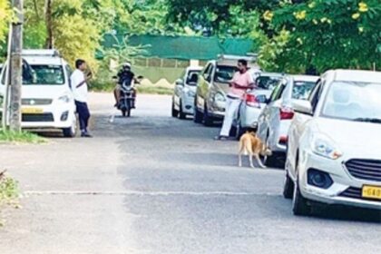 With taxis occupying most of parking space around  Dabolim airport, residents inconvenienced terribly