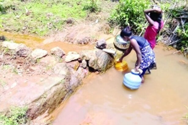 Without water, roads and streetlights, Vante  in Sattari is reduced to a Stone Age cluster