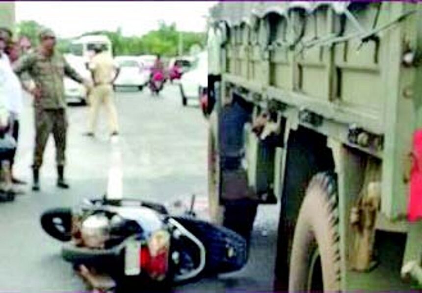 Woman dies after being knocked
down by Army truck at Merces