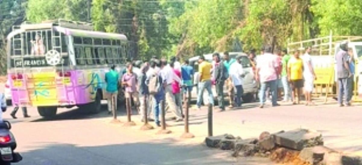 Woman injured as bus takes  unauthorised U-turn at Ponda