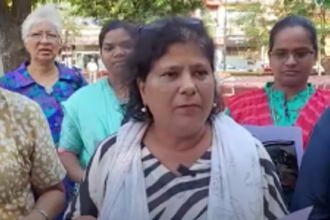 Women’s rights activists rally  behind  wrestlers