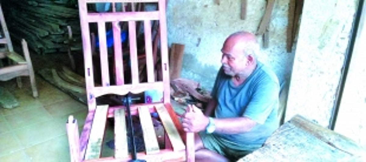 Woodwork wizard Minguel D’Costa bridges eras crafting traditional ‘volter’ chairs
