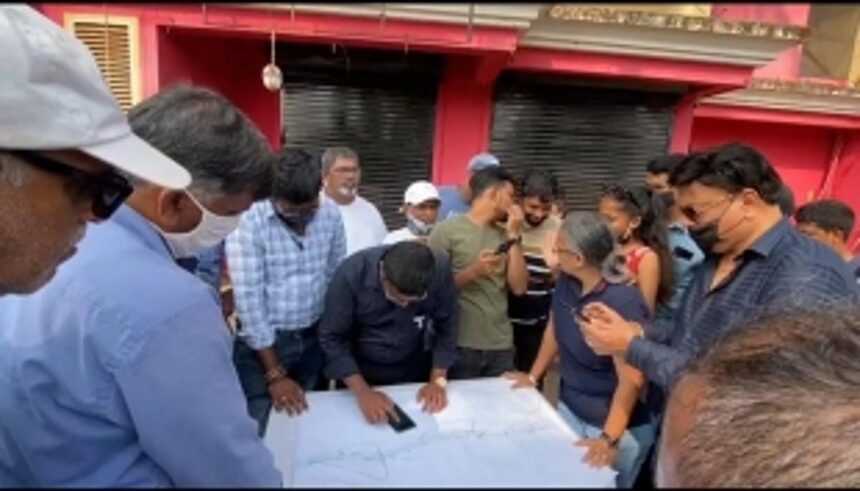 Work continues on Western Bypass despite objections; Benaulim MLA holds meeting