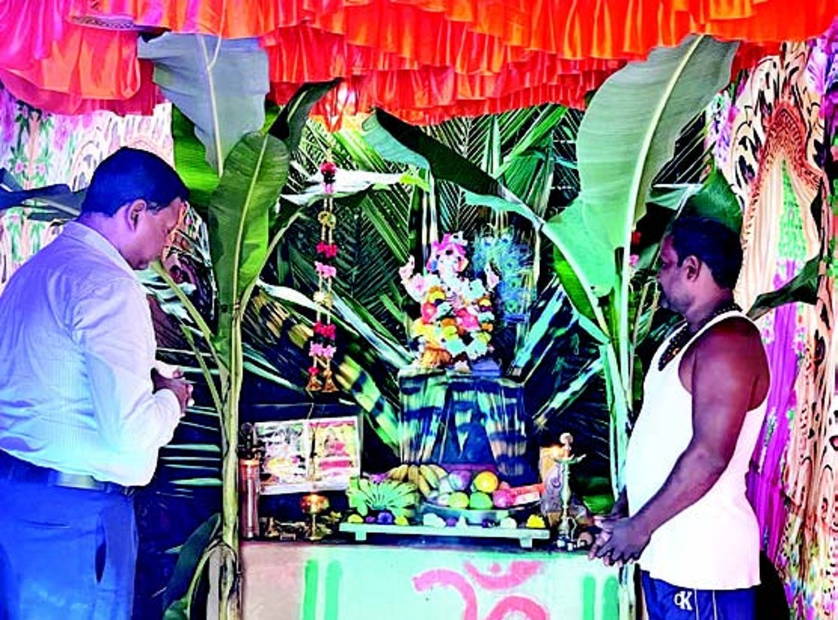 Xaxtikars bid adieu to Ganesh with drumbeats, dancing on fifth day of festivities