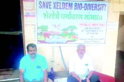 Xeldem villagers protest on New Year’s
day, vow to protect bio-diversity