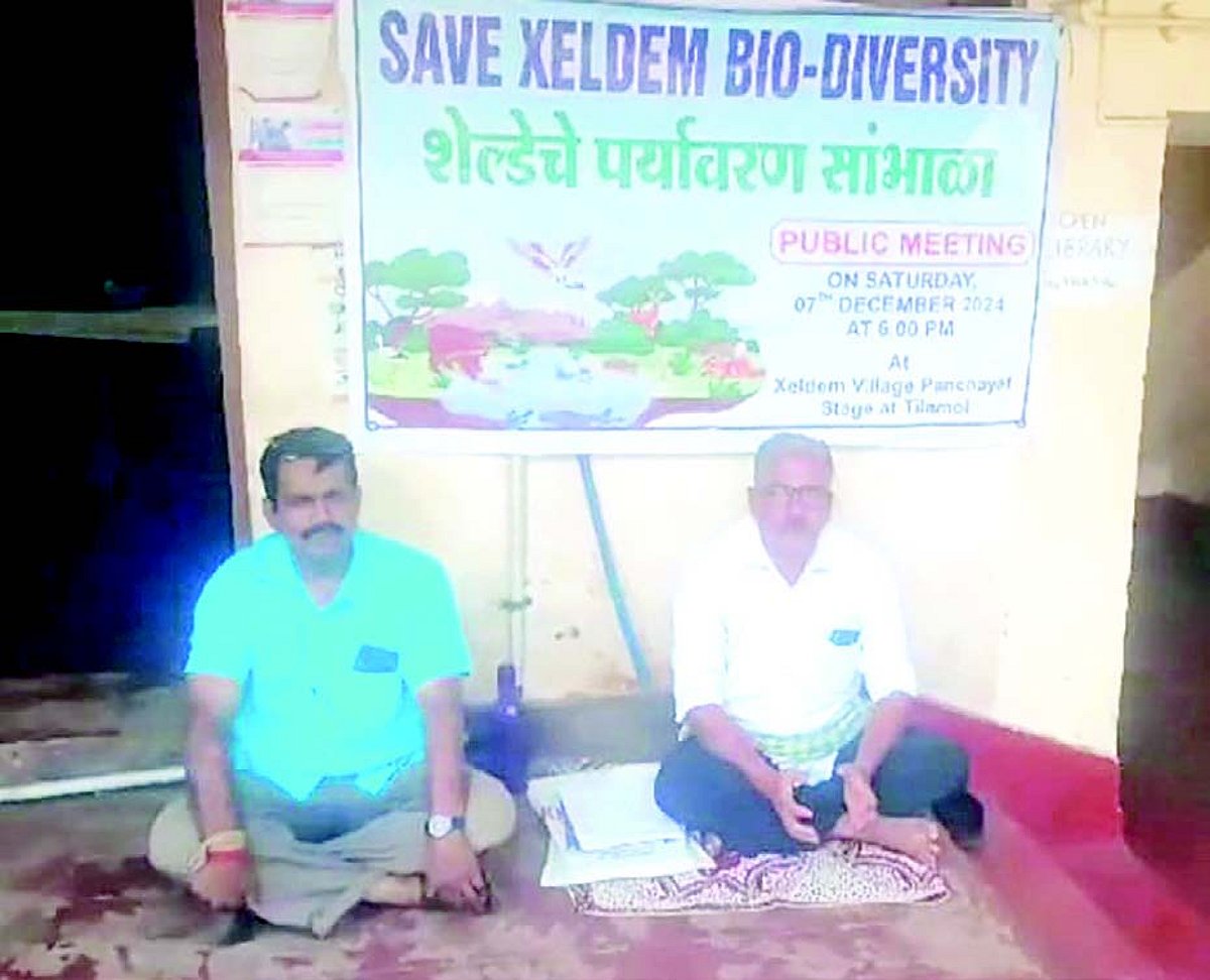Xeldem villagers protest on New Year’s
day, vow to protect bio-diversity