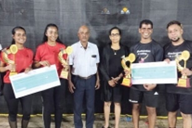 Xerino-Wilson win men’s double badminton