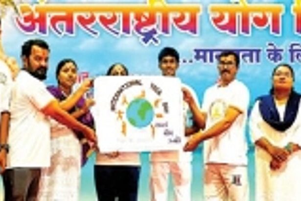 Yoga Day celebrated at Shree Kshetra Tapobhumi