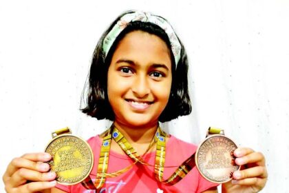 Young Goan swimmer
Purvi aims for glory