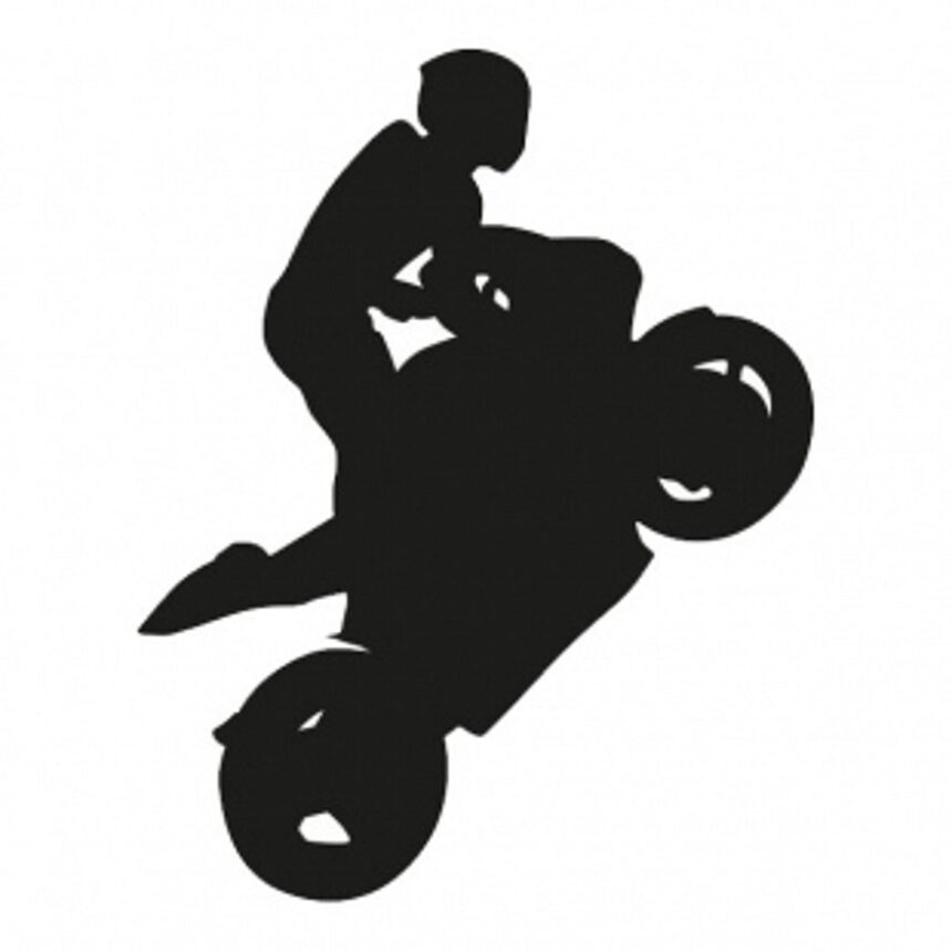 Young bike riders perform stunts on Ponda flyover